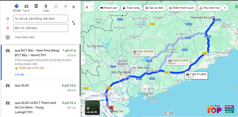 khoang-cach-di-chuyen-tu-ben-tre-da-lat-bentretoplist